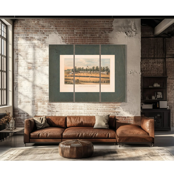 Belger Barracks Baltimore Md 1863 — Framed Wall Art Room View | Bella Frye