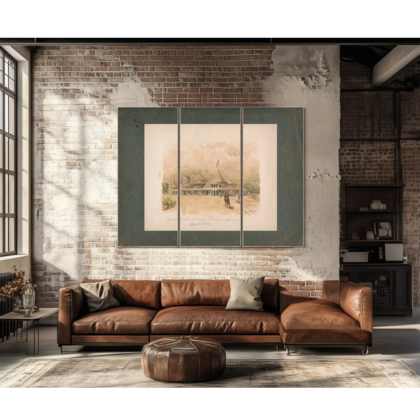 Iowa State Building World Columbian Exposition Chicago 1893 1892 — Framed Wall Art Room View | Bella Frye