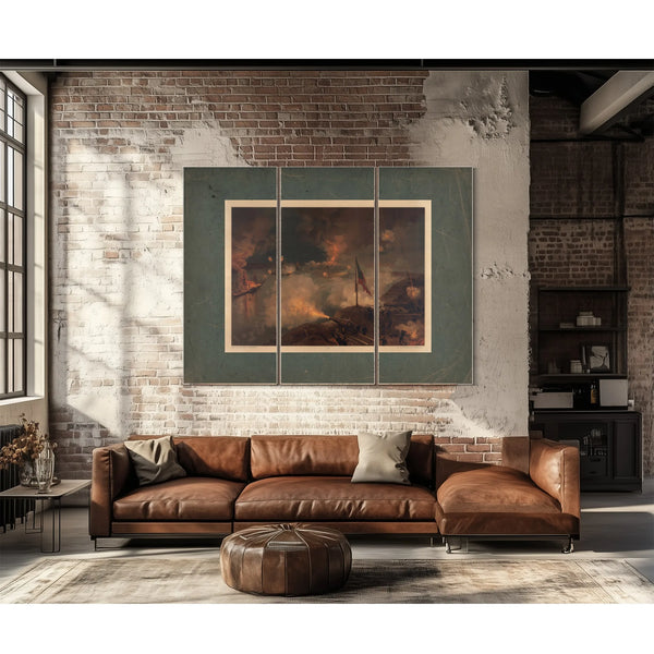 Battle of Port Hudson 1887 — Framed Wall Art Room View | Bella Frye