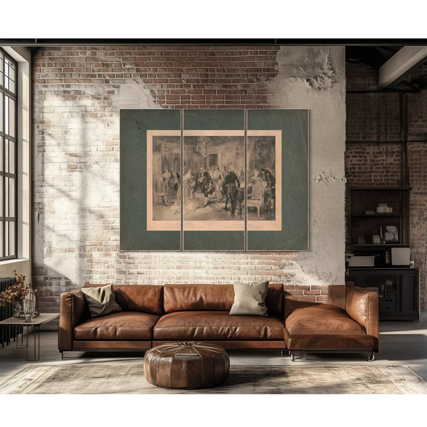 Benjamin Franklin the United States First Ambassador at the Court of France — Framed Wall Art Room View | Bella Frye