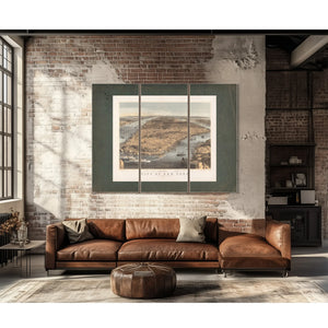 City of New York 1856 — Framed Wall Art Room View | Bella Frye