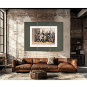 General Scotts Victorious Entry Into the City of Mexico Sept 14th 1847 1847 — Framed Wall Art Room View | Bella Frye