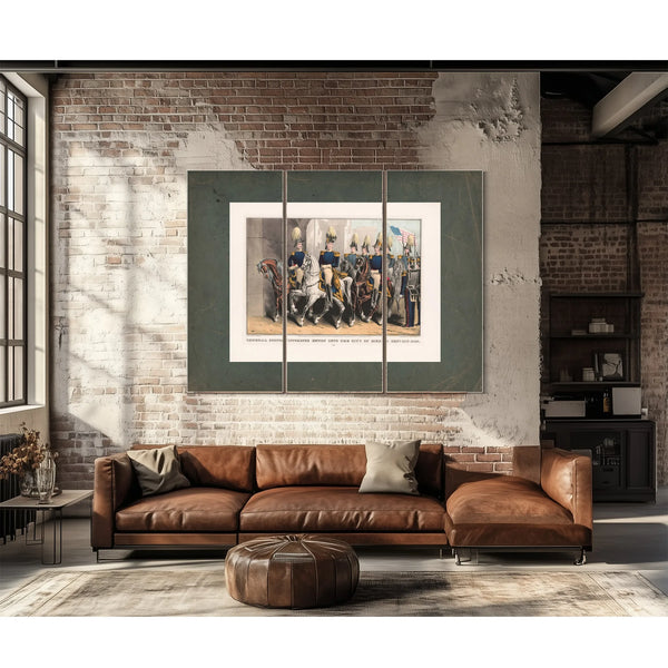 General Scotts Victorious Entry Into the City of Mexico Sept 14th 1847 1847 — Framed Wall Art Room View | Bella Frye