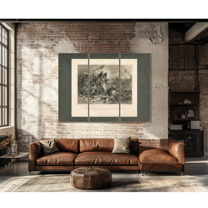 Death of Pakenham at the Battle of New Orleans 186 — Framed Wall Art Room View | Bella Frye