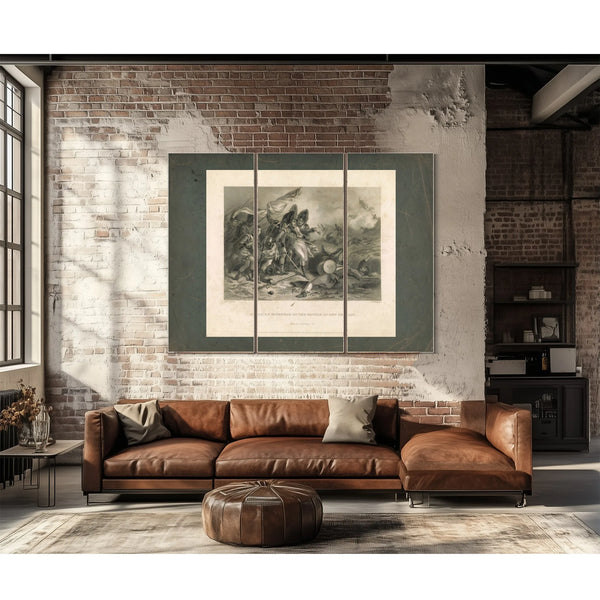 Death of Pakenham at the Battle of New Orleans 186 — Framed Wall Art Room View | Bella Frye