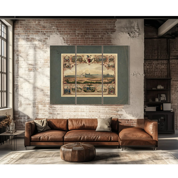 1776 Centennial International Exhibition 1876 History of the United States 18 — Framed Wall Art Room View | Bella Frye