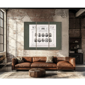 American Statesmen 1861 191 193 — Framed Wall Art Room View | Bella Frye
