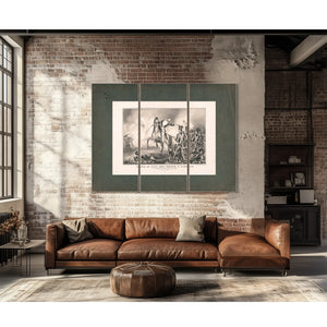 Death of Adjutant General George S Lincoln 1847 — Framed Wall Art Room View | Bella Frye