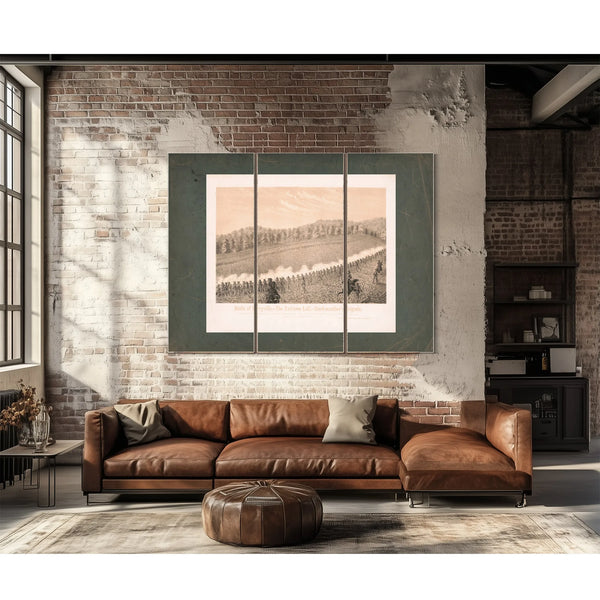 Battle of Perryvillethe Extreme Left Starkweathers Brigade 19th Century — Framed Wall Art Room View | Bella Frye