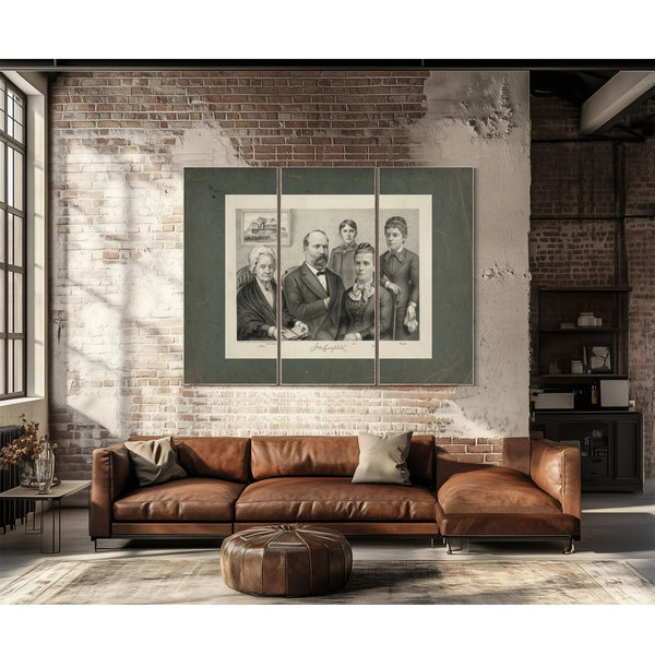 James Abram Garfield 1881 — Framed Wall Art Room View | Bella Frye