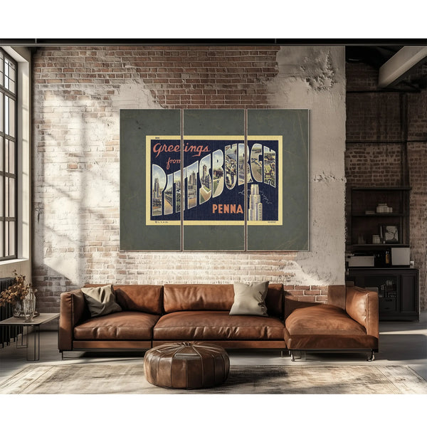 Pennsylvania Pittsburgh — Framed Wall Art Room View | Bella Frye