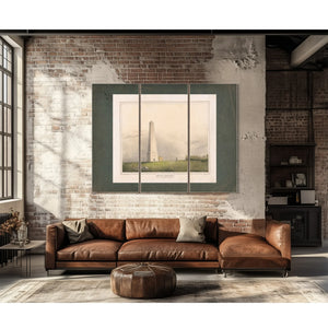 Groton Monument 19th Century — Framed Wall Art Room View | Bella Frye