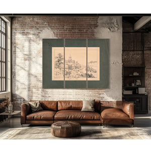 Jefferson City 1844 185 — Framed Wall Art Room View | Bella Frye