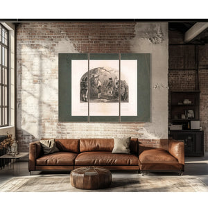 Last Words of Captain Nathan Hale the Hero Martyr of the American Revolution — Framed Wall Art Room View | Bella Frye