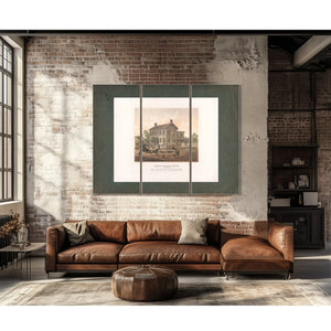 Home of Abraham Lincoln Springfield Ills 186 1865 187 — Framed Wall Art Room View | Bella Frye