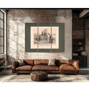 Discovery of the Mississippi_ by Ferdinand De Soto and His Followers May 154 — Framed Wall Art Room View | Bella Frye