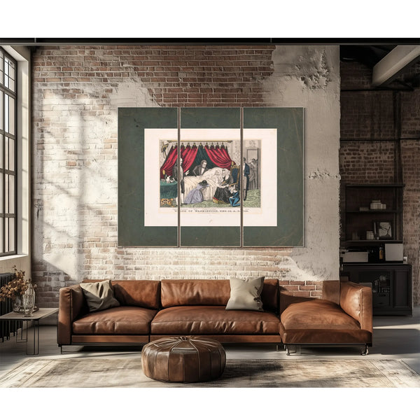Death of Washington Dec 14 Ad 1799 1846 — Framed Wall Art Room View | Bella Frye