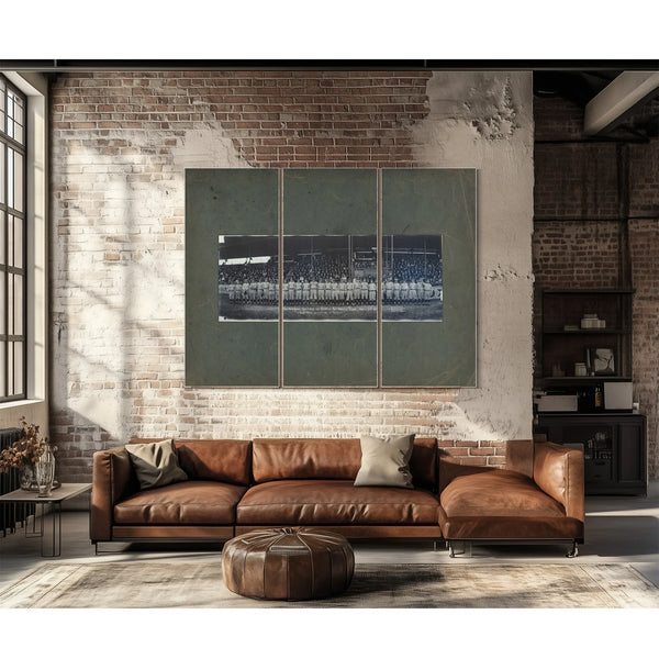 Babe Ruth and the New York Yankees E O Goldbeck San Antonio Texas March 31 — Framed Wall Art Room View | Bella Frye