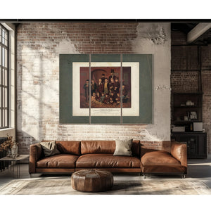 Dl Moody and Jv Farwells First Sunday School Class North Market Hall Chicago — Framed Wall Art Room View | Bella Frye