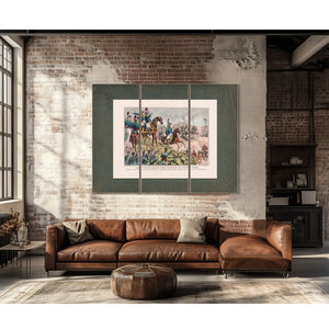 General Taylor at the Battle of Buena Vista 1847 — Framed Wall Art Room View | Bella Frye