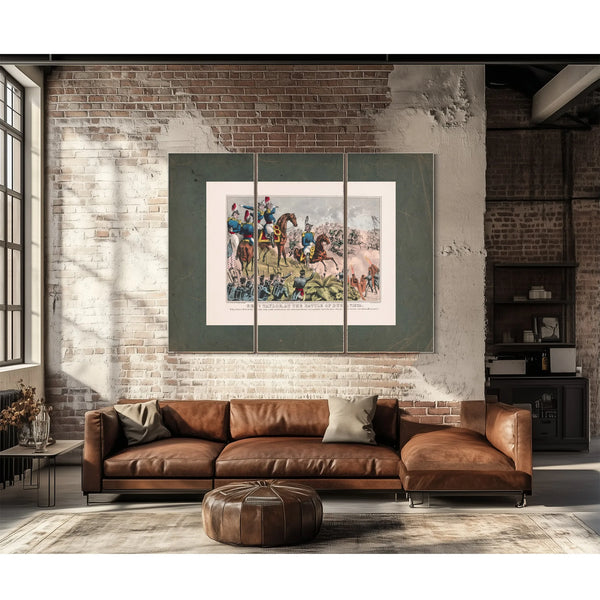 General Taylor at the Battle of Buena Vista 1847 — Framed Wall Art Room View | Bella Frye