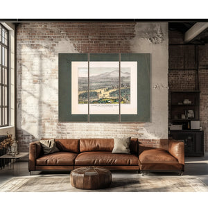 Flight of the Mexican Army at the Battle of Buena Vista Feb 23 1847 1847 — Framed Wall Art Room View | Bella Frye