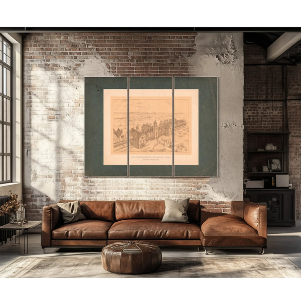 Ex Confederate Soldiers Home 1884 — Framed Wall Art Room View | Bella Frye