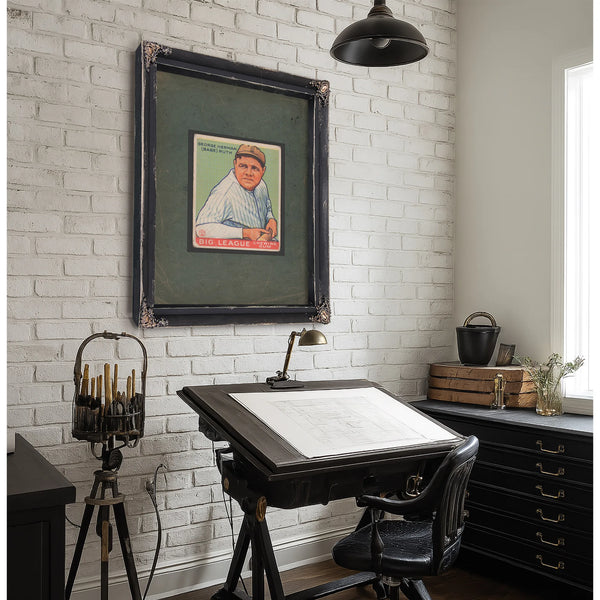 George Herman Babe Ruth Big League Chewing Gum — Framed Wall Art Room View | Bella Frye
