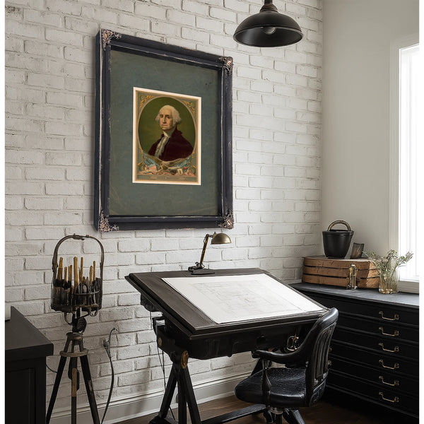 George Washington E Pluribus Unum 188 — Framed Wall Art Room View | Bella Frye