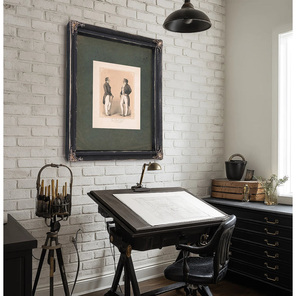 The Two Martyrs Joseph Hyrum Smith 1847 — Framed Wall Art Room View | Bella Frye