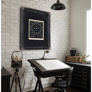 The Astronomer's Vigil Uranus Neptune Orbital Study — Framed Wall Art Room View | Bella Frye