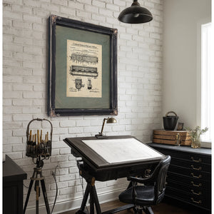 The Publicans Secret Schmidts Cold Pressure Apparatus Patent — Framed Wall Art Room View | Bella Frye