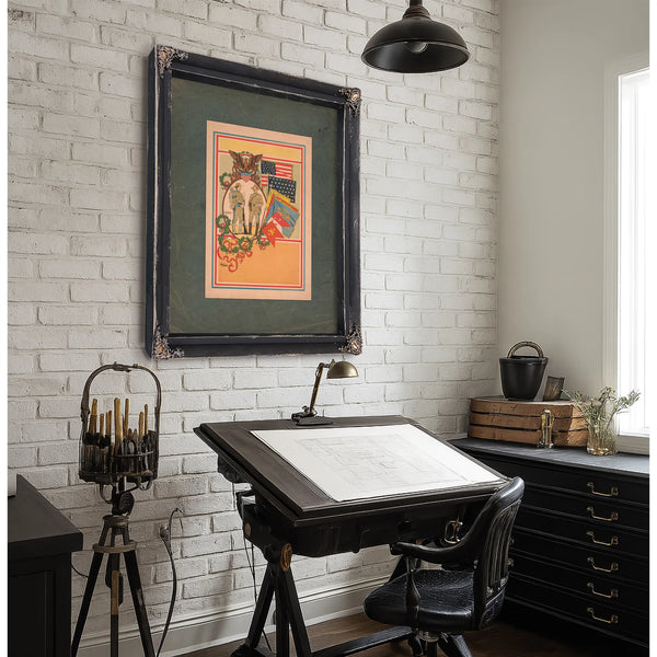 Spanish American Soldiers and Flags 1898 — Framed Wall Art Room View | Bella Frye