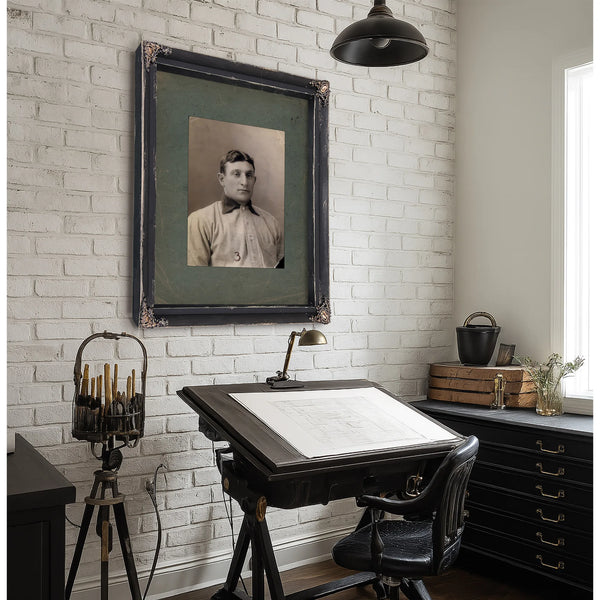 Honus Wagner Portrait — Framed Wall Art Room View | Bella Frye