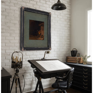 The Boyhood of Lincolnan Evening in the Log Hut 1868 — Framed Wall Art Room View | Bella Frye