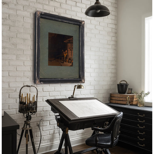 The Boyhood of Lincolnan Evening in the Log Hut 1868 — Framed Wall Art Room View | Bella Frye
