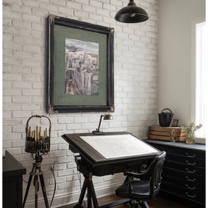 Tomorrows Metropolis a Prophecy in Steel and Sky — Framed Wall Art Room View | Bella Frye