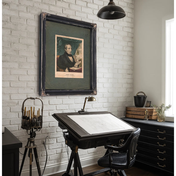 John Tyler Tenth President of the United States 1835 1856 — Framed Wall Art Room View | Bella Frye