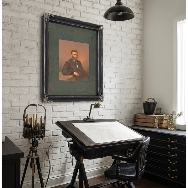 Ulysses S Grant 19th Century 1 — Ebony Framed Canvas Print | Bella Frye