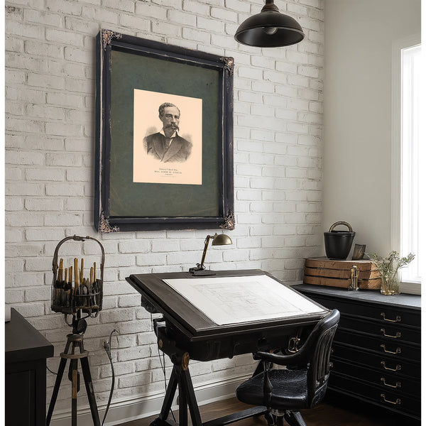 Eminent Colored Men Hon John R Lynch of Mississippi 1884 — Framed Wall Art Room View | Bella Frye