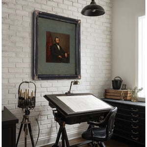 Abraham Lincoln 19th Century — Framed Wall Art Room View | Bella Frye