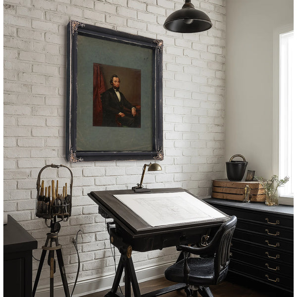 Abraham Lincoln 19th Century — Framed Wall Art Room View | Bella Frye