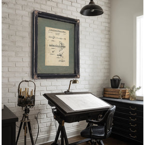 United States Patent No. 229426 Fencing Foil by B E De Tuscan (1942) — Framed Wall Art Room View | Bella Frye