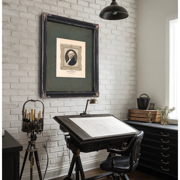 George Washington 1st President of the United States 1846 — Framed Wall Art Room View | Bella Frye