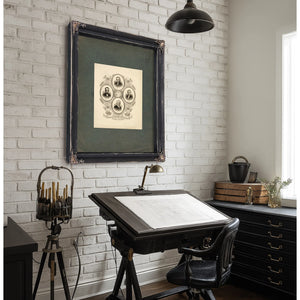 Pioneers in the Great Religious Reformation of the Nineteenth Century 1885 — Framed Wall Art Room View | Bella Frye