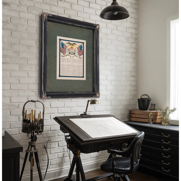 Origin and History of the Stars and Stripes 1899 — Framed Wall Art Room View | Bella Frye