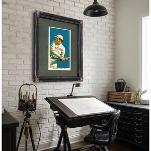 Tris Speaker White Borders Baseball Card 41c1 — Framed Wall Art Room View | Bella Frye