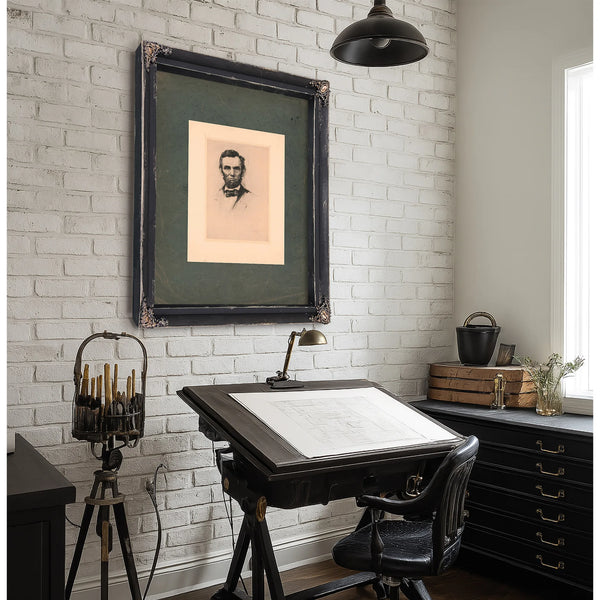 Abraham Lincoln 192 — Framed Wall Art Room View | Bella Frye
