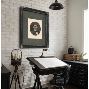 Abraham Lincoln 19 — Framed Wall Art Room View | Bella Frye