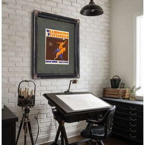 Rose Bowl Outlaw Football Program for the University of Washington — Framed Wall Art Room View | Bella Frye